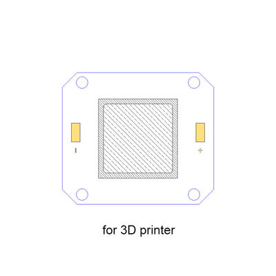 20W 385nm UV LED Chips For 3D Printer , High Density 4046 COB LED Chip