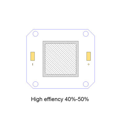 40*46MM 385nm 395nm UV LED 100W COB LED Chip For UV Curing System