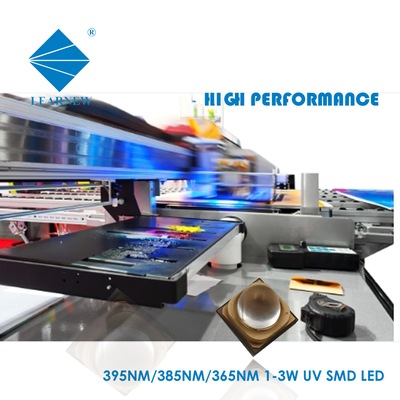 3838 3535 UVA LED SMD Chip 365nm 405nm 395nm 1-3W 3.4-3.8V For UV Curing Module
