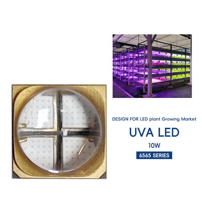 Hot Sale 365nm 385nm 395nm 10W SMD6868 UVA LED High Power 6.0-7.0V SMD UV LED for Plant Growth UV Coating Curing in Furniture