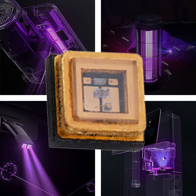 UV UVC 3535 Package 265nm SMD High Performance SMD 100mA 150mA  UVC LED Diode 1W 255nm 275nm Water Air Purifications