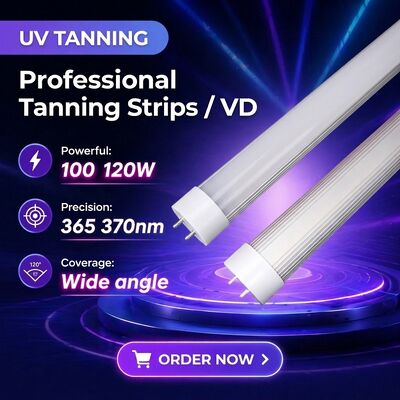 LEARNEW Light Therapy Facial & Body Black Tanning Bed UV LED Phototherapy Replacement Lamp