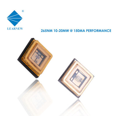 0.5W 255nm 260nm UVC LED Diode 50ma 6mw SMD UVC LED Quartz Glass Lens