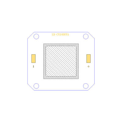 High Density 20W 395nm UV LED Chip 10500-12400mW 4046 For Curing