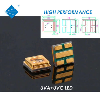 3.5*3.5mm Mini SMD LED 3-5mw 0.5w SMD UVC LED For Surface Sterilizing