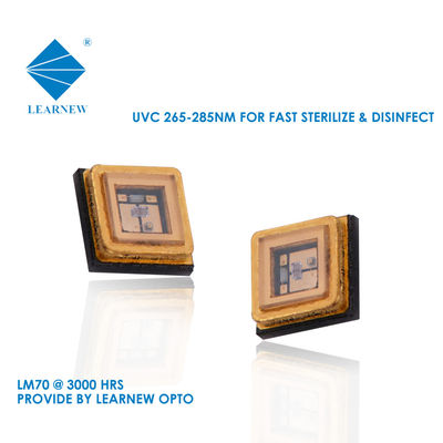 0.5W 3.5x3.5MM SMD UVC LED Chip ICU Hospital Sterilization Air Water Purifier