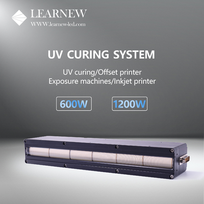 1200W 395nm UV LED Curing System with 120° View Angle & 0-1200W Dimming Control Method for 3D/Offset/Inkjet Printer