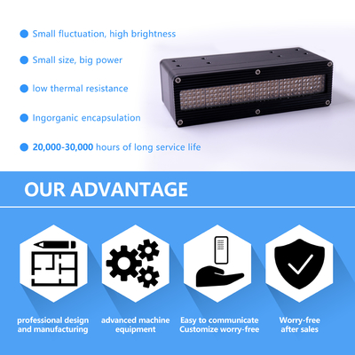 600W Water Cooling UV LED Curing System For Label Printing Machine