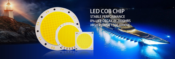 1500 2000W Flip LED Chips 2700K 6500K 35V 38V For Outdoor Lighting