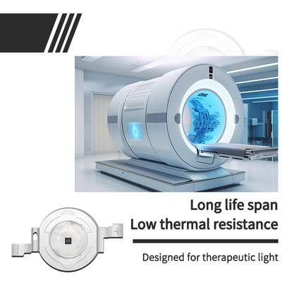 2W LED Chip 585-590nm 800-810nm 950-1100mW 700mA 2.0-2.4V For Therapeutic Lamp