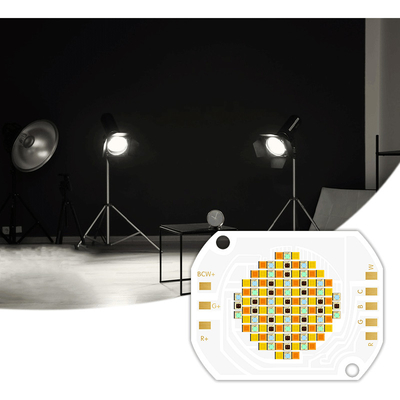 350W RGBCW 3545 RA95 NCSP Technology LED COB with CCT 620nm/460nm/520nm/2700K/6500K