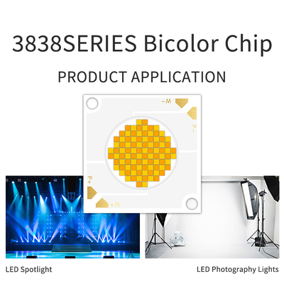 200W 200W COB LED Chip CRI95 Bi-Color COB LEDs with Dimming Dual CCT 2700K 6500K