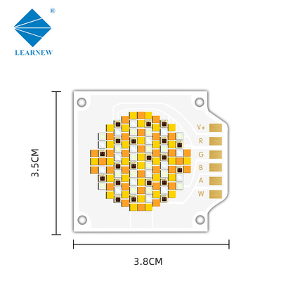 250W VF 24-26V Dimmable 5 Colors RGBCW COB LED Chip with High CRI 90RA for Stage Lighting