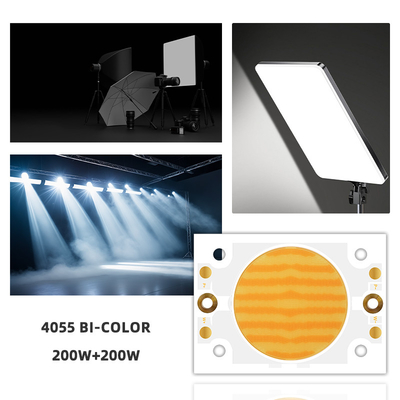 Customized 200w 4055 Dual Color Cob Led with 200W 200W Power and White 2600k 6500k