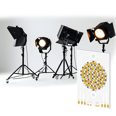 3856 SIZE Movie Lights Stage Lights 300W COB Chip CRI95 500W 2700K 6500K RGBCW RGBWW Dimmable CCT COB LED Factory OEM ODM
