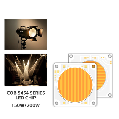5454 Dimmable 200w 150w Cob Led Chip Dual Color Temperature 2700k 6500k 51-53v 57-60v
