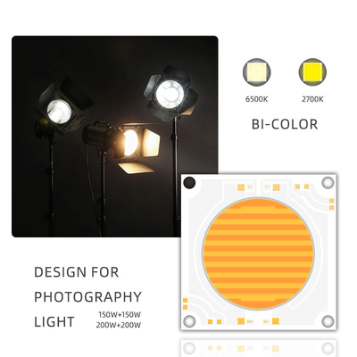 5454 Dimmable 200w 150w Cob Led Chip Dual Color Temperature 2700k 6500k 51-53v 57-60v