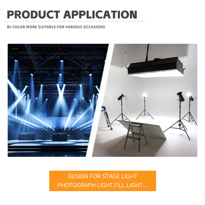 Bi Color 300W 6060 High Power COB Led Chip High Out Put For Movie Lighting