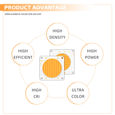 Bi-color 2700-6500K High CRI Ra>95 LED COB CHIP High Power 150W+150W 200W+200W for Photography light Video Light