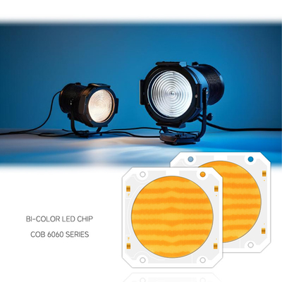 Bi Color LED Chip 6060 300W*2 100-120Lm/W Dual CCT 2700K 6500K For Video Light