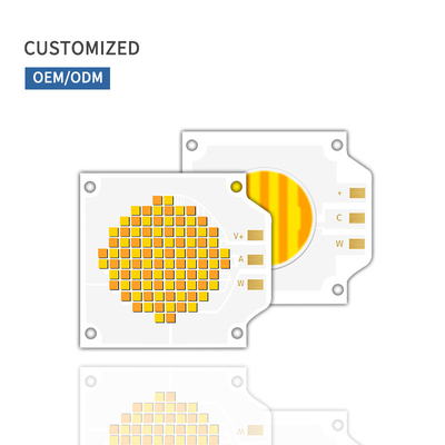 3838 SERIES Bi Color LED Chips 50W+50W 200W+200W High Power Chip 2700K 6500K For Photography Light