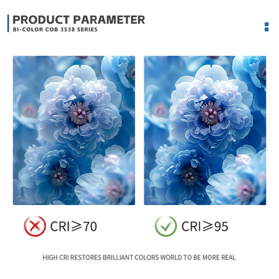3838 SERIES Bi Color LED Chips 50W+50W 200W+200W High Power Chip 2700K 6500K For Photography Light