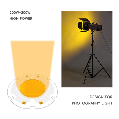 high power 200W 6060 led cob chip bi color chip for photography light