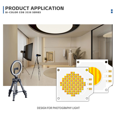 350w 200+200w Photography Light LED Chip , CRI96 COB LED CHIP 2700-6500K 4000K for STAGE LIGHTS