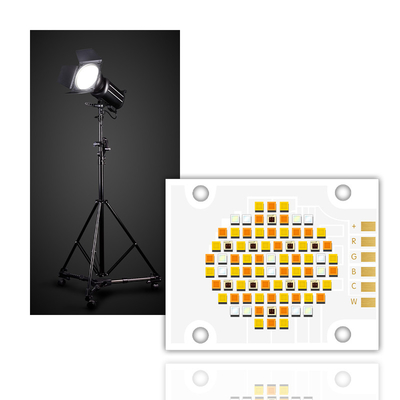 180W RGBCW COB LED Chips for Photography Lights 5 Colors in 1 EMIT SIZE 32MM High CRI 95
