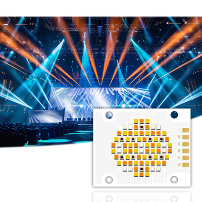 180W RGBCW COB LED Chips for Photography Lights 5 Colors in 1 EMIT SIZE 32MM High CRI 95