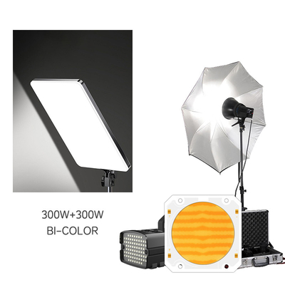 60*60 195-205V 300W 300W Dual CCT LED COB 200W 200W Bi Color COB LED Chip with 90LM/W and CCT 620nm/460nm/520nm/2700K/6500K