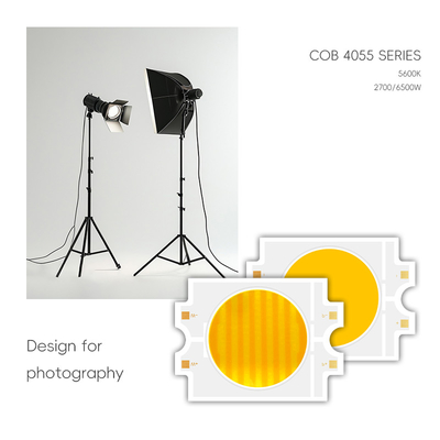 40x55mm COB Light Board LED Surface Light Source Cold and Warm Natural White Blue Red 75V 300W Led Chip
