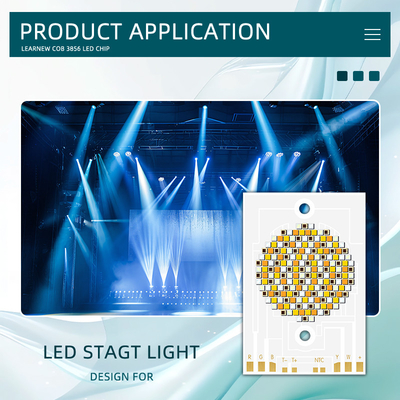 COB 3856 300w CCT 620nm/460nm/520nm/2700K /6500K Color COB LED Chip Lamp Beads Diodes for Photography lamp