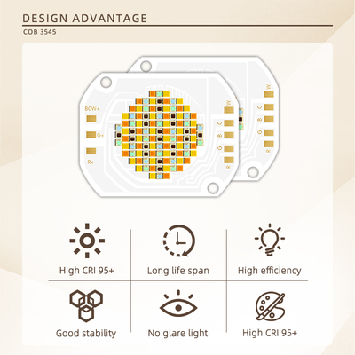3545 LED Chip 350W RGBCW 45-48V High Brightness COB
