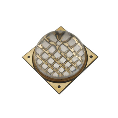 100W 395nm 60-90deg UVA LED COB Chip for UV Curing with Quartz Glass Lens