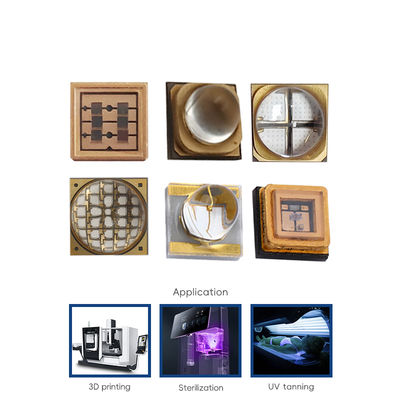 High Power UV LED Chip with 1-Year Warranty 10000 Hours Lifespan and Flip Chip Package for Medical Treatment