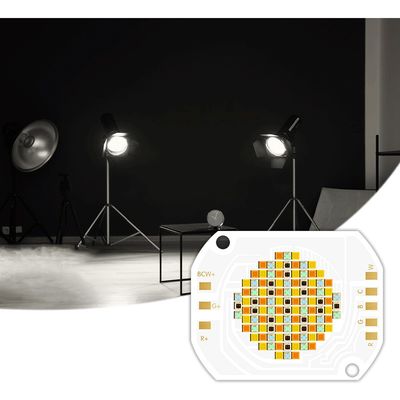 350W COB LED Chip 2700K-6500K RGBCW Full Color Tunable with 120° Viewing Angle for Stage & Photography Lights