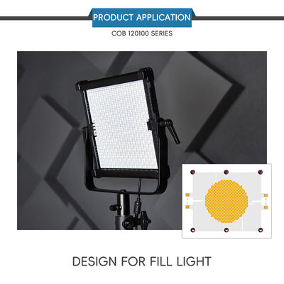 Professional 1200W+1200W Bi-Calor LED COB Chip 70-100lm/w 120*100mm with 2-Year Warranty for Photography Light