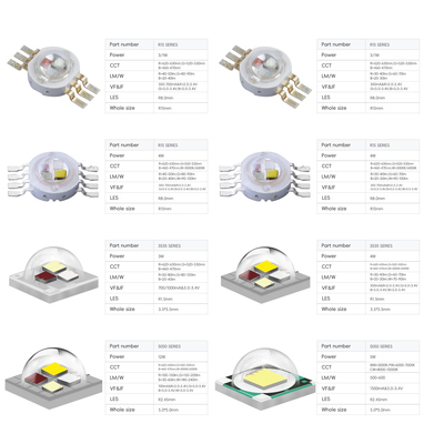 High Power LED Chip SMD 5050/3535 with 2-Year Warranty 70/80 CRI and 10000 Working Hours