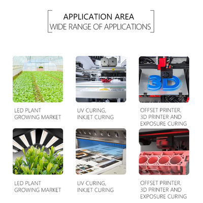 Factory Direct High Power UVA LED Chip SMD6868 365nm 385nm 395nm 10W UV LED Light for UV Curing and 3D Printer