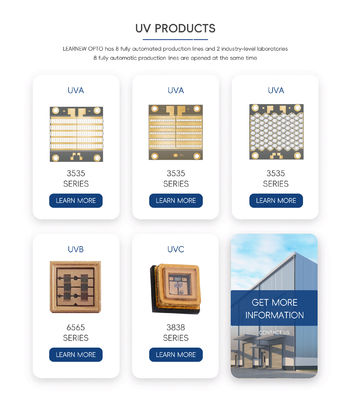 Deep UV LED Chip 250-280nm 0.5W 1W 3W 5W Options for Medical and Laboratory Equipment & Air Water Sterilization