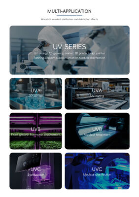 Industrial UVB LED Chip 3.5*3.5MM UV Diode with 2-Year Warranty and 10000 Working Hours