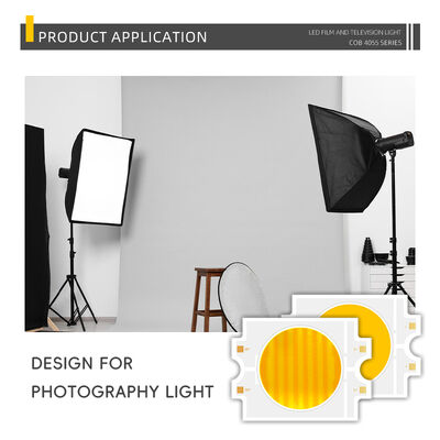 DIMMABLE 4055 COB LED CHIP BICOLOR TWO COLORS CCT CRI95 600W 2700-6500K 40000LM DOWNLIGHTS PHOTOGRAPHIC LIGHTS COB CHIP