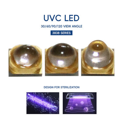 Uv  LED UV-C LED 3W 110mW 500mA Led 270nm 3838 275nm Uv Leds High Power UV UVC LED UV-C LED 265nm UVC