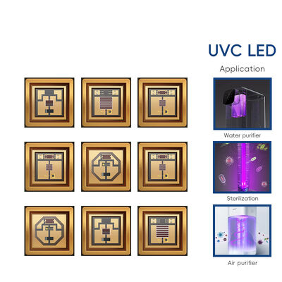 Uv  LED UV-C LED 3W 110mW 500mA Led 270nm 3838 275nm Uv Leds High Power UV UVC LED UV-C LED 265nm UVC