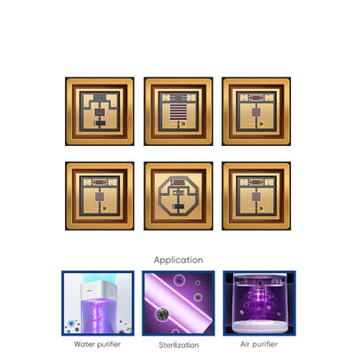 5W-7W UV LED Diode 55mil SMD3838 High Power 365nm 385nm 395nm 405nm  Uv Curing Uvled Chips