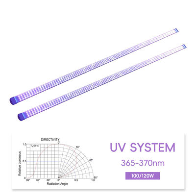 New Products LED UV Tube 120W UV UVA Curing Tube 365nm 100W 1500mm AC Tube IP20 Printing LED UV Latest Technology