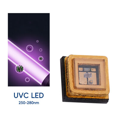 UV UVC 3535 Package 265nm SMD High Performance SMD 100mA 150mA  UVC LED Diode 1W 255nm 275nm Water Air Purifications
