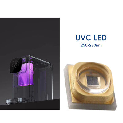 3W UVC 3535 Package 265nm SMD High Performance SMD 500mA  UVC LED Diode High Efficiency  110mW 275nm Water Air Purifications