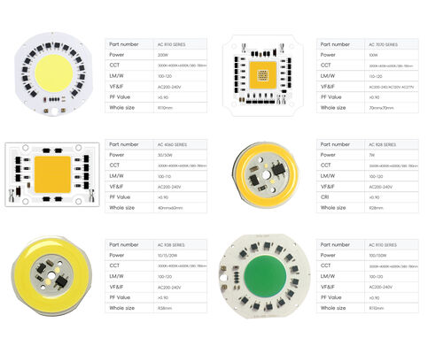 30W 380-780nm AC DOB LED Driver&Chip on Board for LED Growing Light